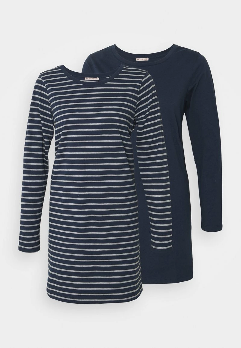 Toma de corriente 🥰 Anna Field 2 PACK - Camiseta De Pijama - Dark Grey, Mujer ✔️ 9 Toma de corriente 🥰 Anna Field 2 PACK - Camiseta De Pijama - Dark Grey, Mujer ✔️ - Imagen 7