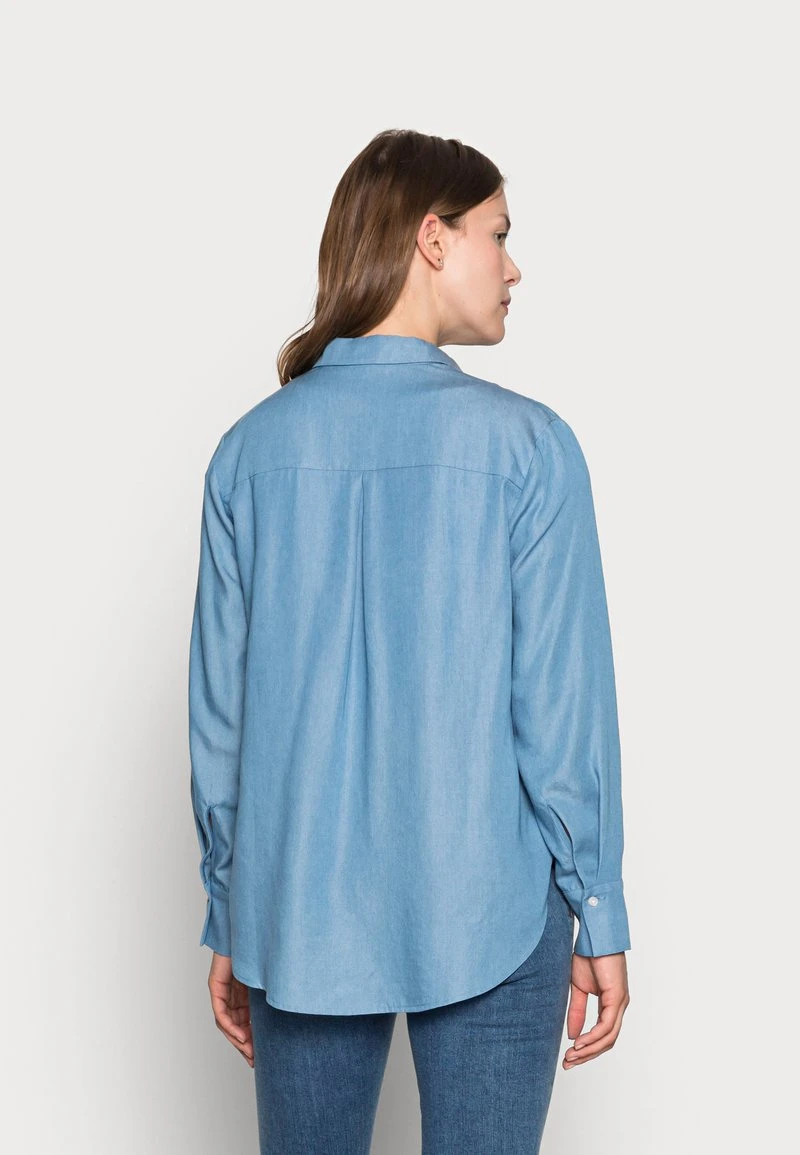ofertas 🥰 Anna Field Camisa - Blue Denim, Mujer ✨ 5 ofertas 🥰 Anna Field Camisa - Blue Denim, Mujer ✨ - Imagen 3