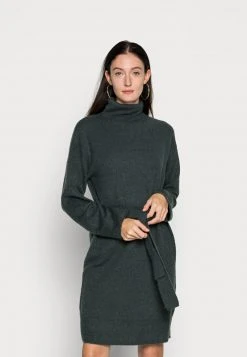 Toma de corriente ✔️ Anna Field Vestido De Punto - Dark Grey, Mujer ⭐