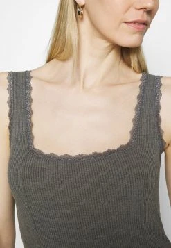 ofertas ❤️ Anna Field Top - Mottled Dark Grey, Mujer 🌟 -Fashionize Ventas 093194c446504173acaead48343ddac5