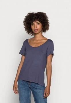 Para estrenar ⌛ Anna Field Camiseta Básica - Blue, Mujer 😀