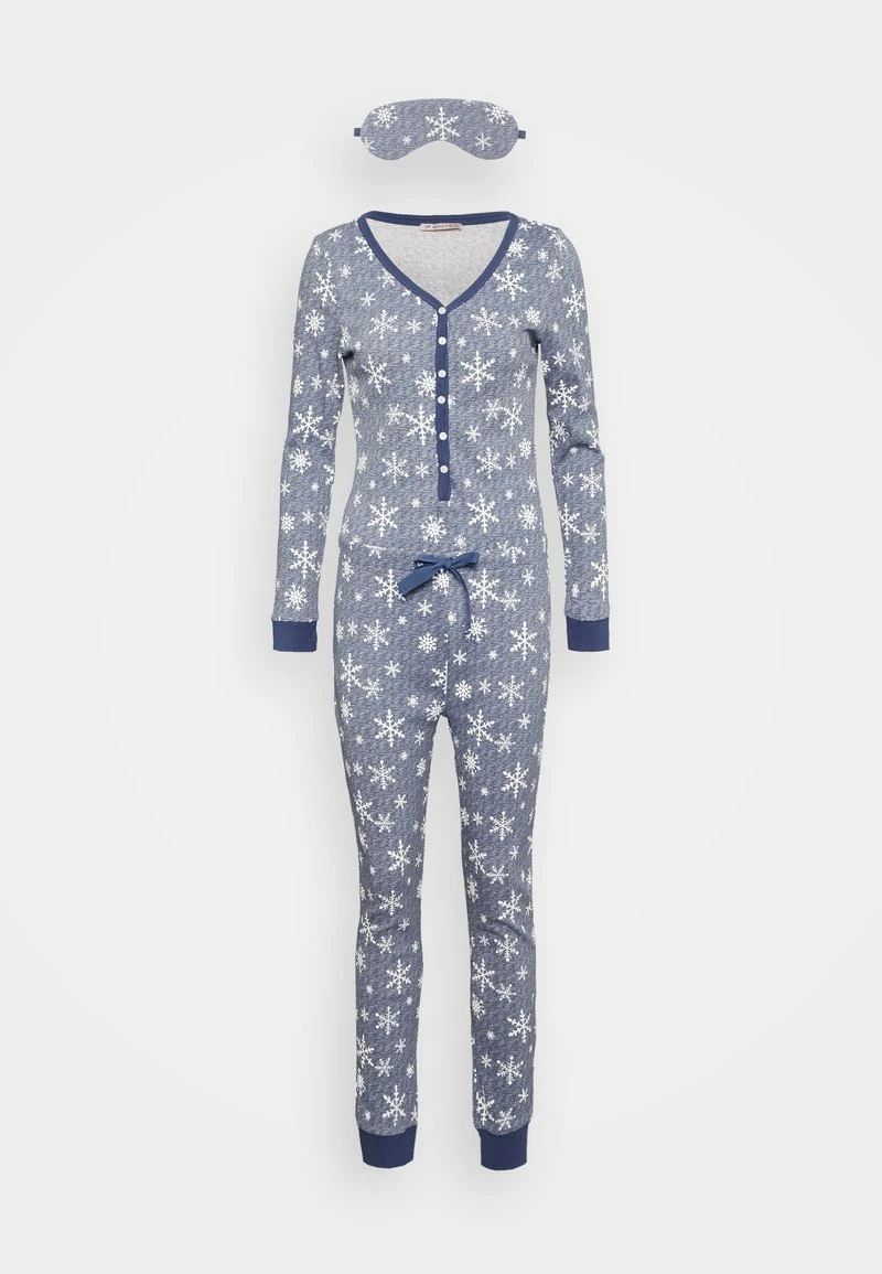 Mejor precio 👍 Anna Field XMAS ONESIE - Pijama - Blue, Mujer 🔥 3 Mejor precio 👍 Anna Field XMAS ONESIE - Pijama - Blue, Mujer 🔥