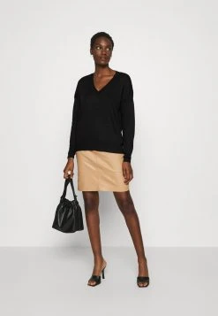 Venta express 🤩 Anna Field BASIC- SOFT V-NECK - Jersey De Punto - Black, Mujer 🎉 -Fashionize Ventas 0df3793c837b491d809db541537202fa