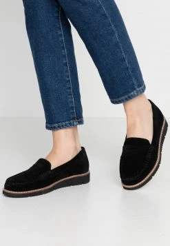 ofertas 😍 Anna Field COMFORT LEATHER - Mocasines - Black, Mujer 🔔
