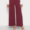 Toma de corriente 👍 Anna Field Flared Leg Business Trousers - Pantalones - Dark Red, Mujer 🥰 -Fashionize Ventas 1037ff0d88414ab8953242f4b592056a