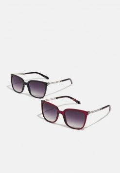 Toma de corriente ✔️ Anna Field 2 PACK - Gafas De Sol - Black/red, Mujer 👍