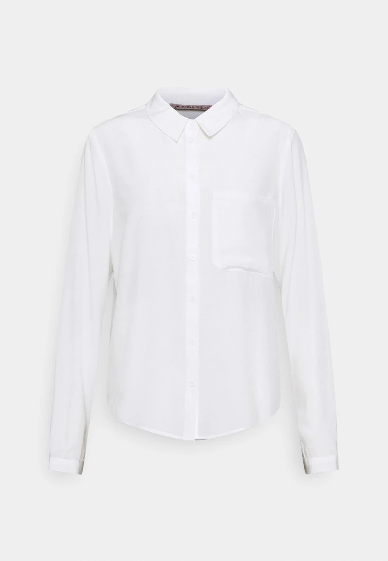 Presupuesto 🔔 Anna Field Basic Blouse With Pocket - Camisa - Off-white, Mujer ⌛ 3 Presupuesto 🔔 Anna Field Basic Blouse With Pocket - Camisa - Off-white, Mujer ⌛
