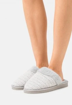 Presupuesto 🔔 Anna Field Pantuflas - Grey, Mujer 🔔