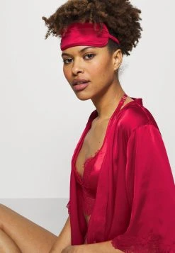 mejor venta ✔️ Anna Field ARIANA GIFT SET - Albornoz - Dark Red, Mujer ⌛ -Fashionize Ventas 17533aa180f7433f8dca6f81ee0538db