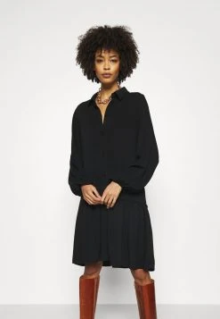 Cupón ⭐ Anna Field Oversized - Vestido Camisero - Black, Mujer ⌛