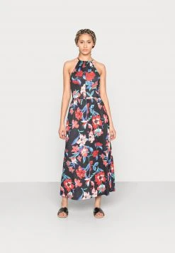 Toma de corriente ✔️ Anna Field Vestido Largo - Black/red, Mujer 🎉