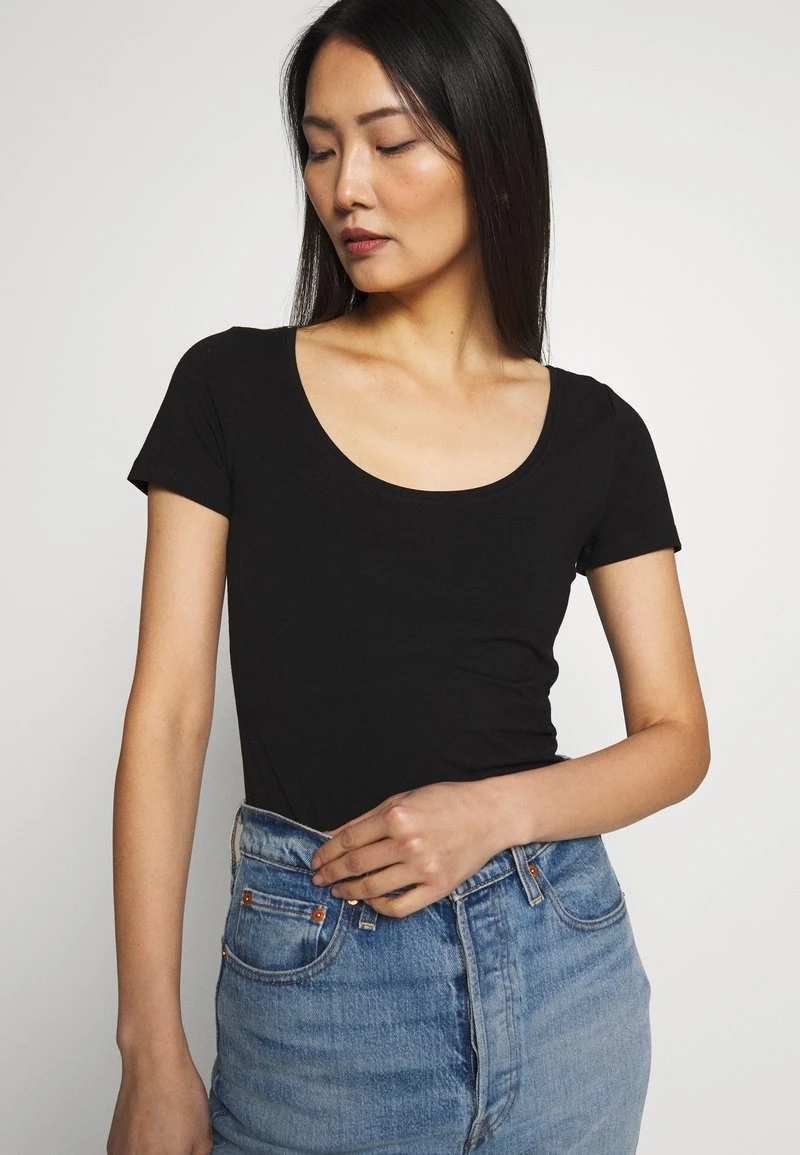 Lo mas barato 🥰 Anna Field 3 PACK - Camiseta Básica - Black, Mujer ✔️ 7 Lo mas barato 🥰 Anna Field 3 PACK - Camiseta Básica - Black, Mujer ✔️ - Imagen 5