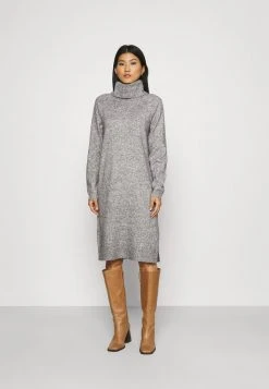 Barato 😀 Anna Field Vestido De Punto - Mottled Dark Grey, Mujer 👍
