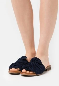 Mejor precio 🔥 Anna Field LEATHER - 🔔 Sandalias Planas - Blue, Mujer ✔️