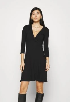 10 mejores 🔔 Anna Field Quarter Sleeves Wrap Mini Dress - Vestido Ligero - Black, Mujer 🌟