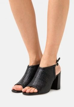 Nuevo 🎉 Anna Field LEATHER - ⌛ Sandalias - Black, Mujer ✔️