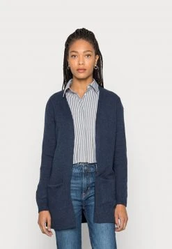 mejor venta ✔️ Anna Field Chaqueta De Punto - Mottled Dark Blue, Mujer ❤️