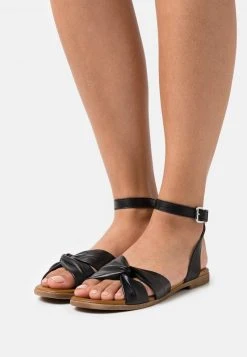 Cupón 😉 Anna Field LEATHER - 🌟 Sandalias - Black, Mujer ❤️
