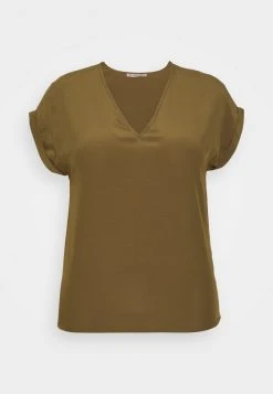 Toma de corriente 😉 Anna Field Camiseta Básica - Khaki, Mujer ❤️