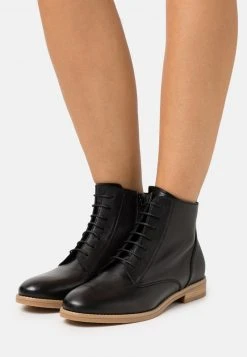 Barato 🤩 Anna Field LEATHER - Botines Bajos - Black, Mujer 😉