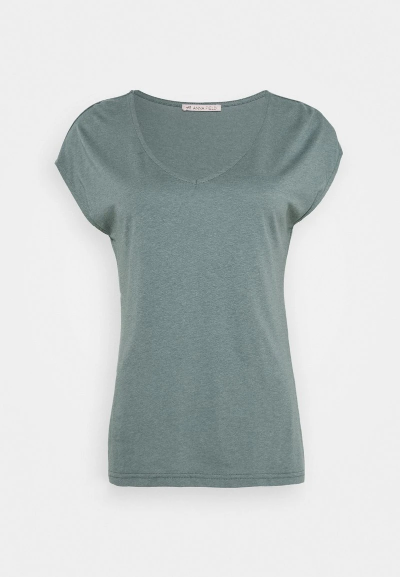 Comprar 🔔 Anna Field Camiseta Básica - Petrol Melange, Mujer 😍 3 Comprar 🔔 Anna Field Camiseta Básica - Petrol Melange, Mujer 😍