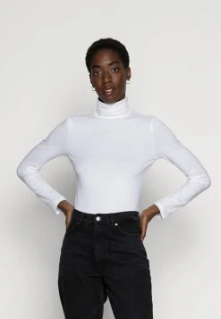 Cupón 👍 Anna Field BASIC ROLL NECK LONG SLEEVES TOP - Camiseta De Manga Larga - White, Mujer ✨