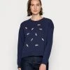 Venta al por mayor 🌟 Anna Field Embroidered Sweatshirt Regular Fit - Sudadera - Dark Blue, Mujer 🎁 -Fashionize Ventas 40489cff90ae4ae1bdc97ce3231623b0