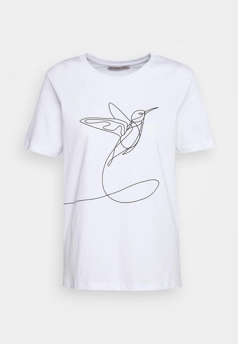 Mejor trato 🧨 Anna Field Camiseta Estampada - White, Mujer ⌛ 7 Mejor trato 🧨 Anna Field Camiseta Estampada - White, Mujer ⌛ - Imagen 5