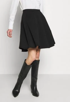 Promoción ❤️ Anna Field BASIC MINI A-LINE 😀 SKIRT - Minifalda - Black, Mujer 🛒