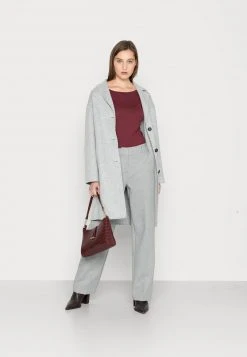 Lo mas barato ⌛ Anna Field 2 PACK - Camiseta De Manga Larga - Dark Red/black, Mujer 🧨