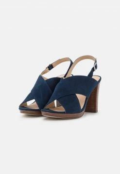 Mejor trato 😉 Anna Field LEATHER - Sandalias De Tacón - Dark Blue, Mujer 🛒 -Fashionize Ventas 47ff6c313a214f2a9092f317b4f9840f