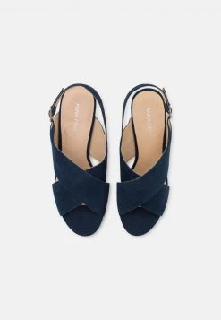Mejor trato 😉 Anna Field LEATHER - Sandalias De Tacón - Dark Blue, Mujer 🛒 -Fashionize Ventas 4bb7b0c03df540e2b39ac92b1d9cc117