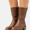 Promoción 🎁 Anna Field Botas Para La Nieve - Cognac, Mujer 🤩