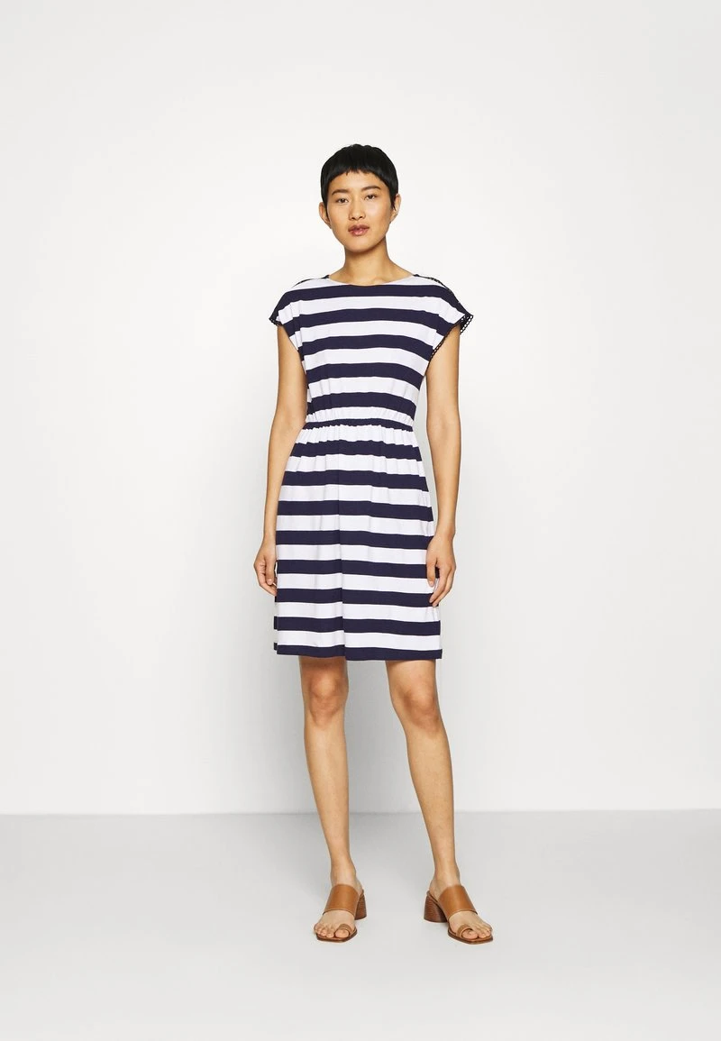 Venta express 🎁 Anna Field Vestido Ligero - Evening Blue/white, Mujer ❤️ 4 Venta express 🎁 Anna Field Vestido Ligero - Evening Blue/white, Mujer ❤️ - Imagen 2