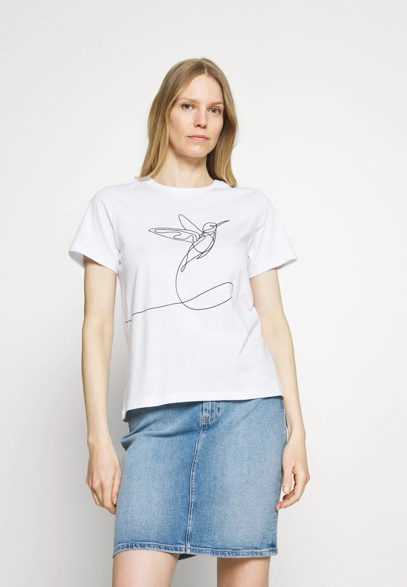 Mejor trato 🧨 Anna Field Camiseta Estampada - White, Mujer ⌛ 3 Mejor trato 🧨 Anna Field Camiseta Estampada - White, Mujer ⌛