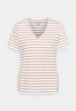 Venta al por mayor 😀 Anna Field Camiseta Estampada - White/camel, Mujer ❤️