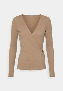 Barato ✨ Anna Field Camiseta De Manga Larga - Mottled Beige, Mujer 🧨