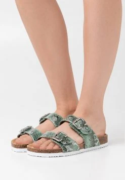 Promoción ⌛ Anna Field Pantuflas - Mint, Mujer 😉
