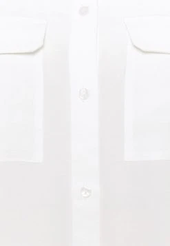 Presupuesto ✨ Anna Field Basic Blouse With Front Pockets - Camisa - Offwhite, Mujer ⌛ -Fashionize Ventas 55f17eb1c4e84980a46e9b4729c3e429