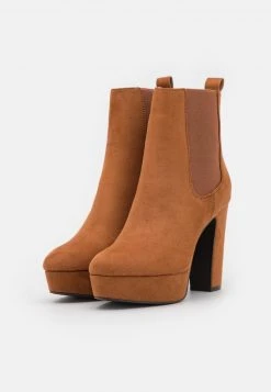 Mejor precio 🛒 Anna Field Botines Con Plataforma - Cognac, Mujer 😉 -Fashionize Ventas 57bb71d9d6034a138642dd56e856bcbf