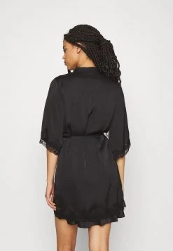 Mejor trato ⌛ Anna Field ARIANA SATIN KIMONO - Albornoz - Black, Mujer ⌛ -Fashionize Ventas 612142ab654c4085be5aacf42732c224