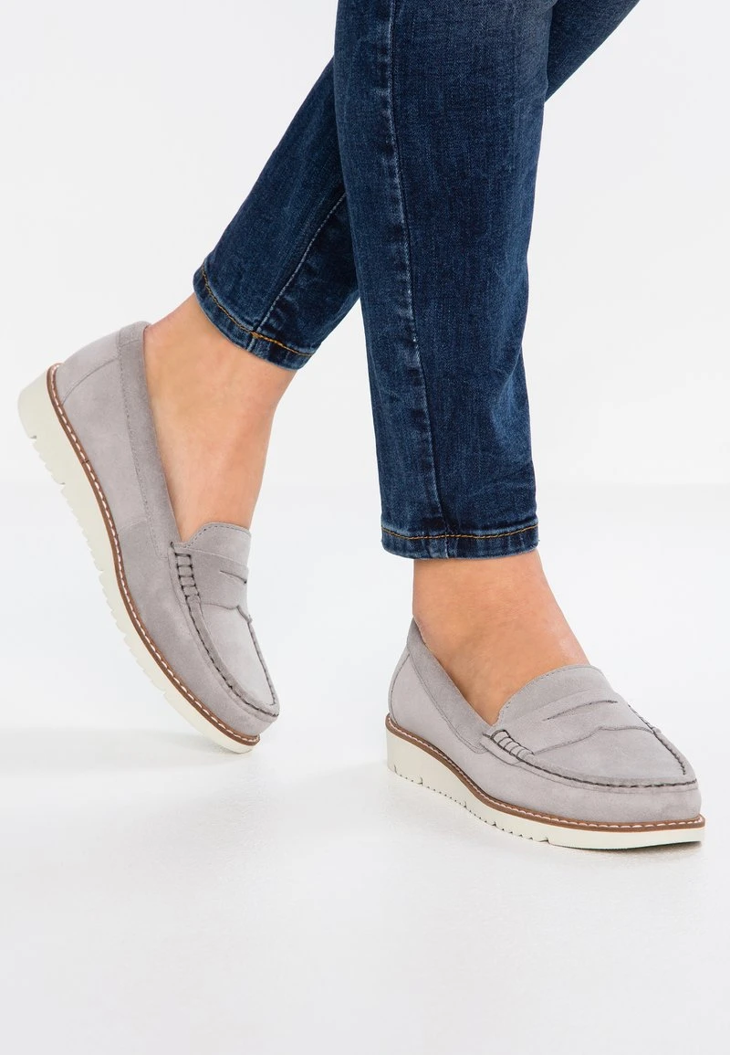 Lo mas barato 🥰 Anna Field COMFORT LEATHER - Mocasines - Grey, Mujer ⌛ 3 Lo mas barato 🥰 Anna Field COMFORT LEATHER - Mocasines - Grey, Mujer ⌛