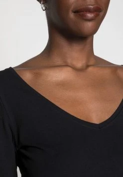 Barato ⌛ Anna Field BASIC - Camiseta De Manga Larga - Black, Mujer 🔔 -Fashionize Ventas 6408e1727b9848a0bd469688ac8fb05a