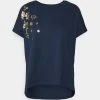 Toma de corriente 🎁 Anna Field Camiseta Estampada - Dark Blue, Mujer 🔥
