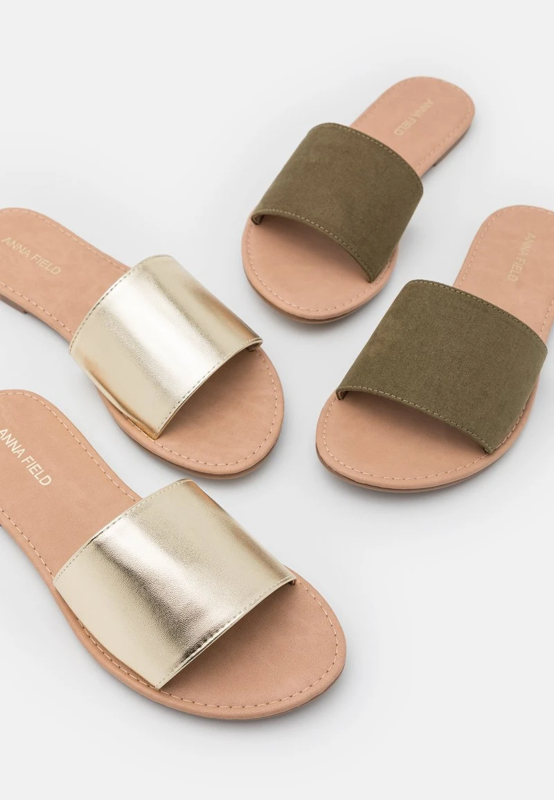 Gran venta ✨ Anna Field 2 PACK - 🎁 Sandalias Planas - Khaki/gold, Mujer ✔️ 9 Gran venta ✨ Anna Field 2 PACK - 🎁 Sandalias Planas - Khaki/gold, Mujer ✔️ - Imagen 7