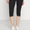 ofertas 👏 Anna Field Capri Leggings With Lace - Leggings - Black, Mujer 🤩 -Fashionize Ventas 69377a271bc44475998f7f8e2551f53d