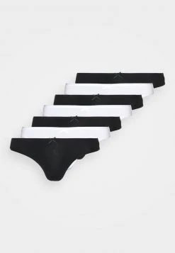 Nuevo 👏 Anna Field GEORGINA 7PP THONG COTTON - Tanga - Black/white, Mujer 👏 -Fashionize Ventas 6aea1dd502964fdd8c8e2e8eed194e69