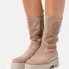 Mejor trato 👍 Anna Field LEATHER - Botas Para La Nieve - Beige, Mujer 🔥 -Fashionize Ventas 6d2c33c29bd04b7f97f5e8ebb48dd39b
