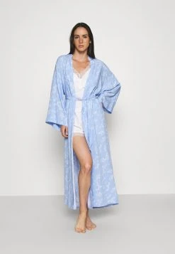 ofertas ✨ Anna Field LISHA LONG PRINTED ROBE - Albornoz - Blue Denim, Mujer ⌛ -Fashionize Ventas 6daab22abae24a0b80734d0f68f6c346