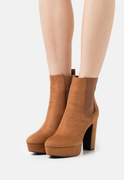 Mejor precio 🛒 Anna Field Botines Con Plataforma - Cognac, Mujer 😉